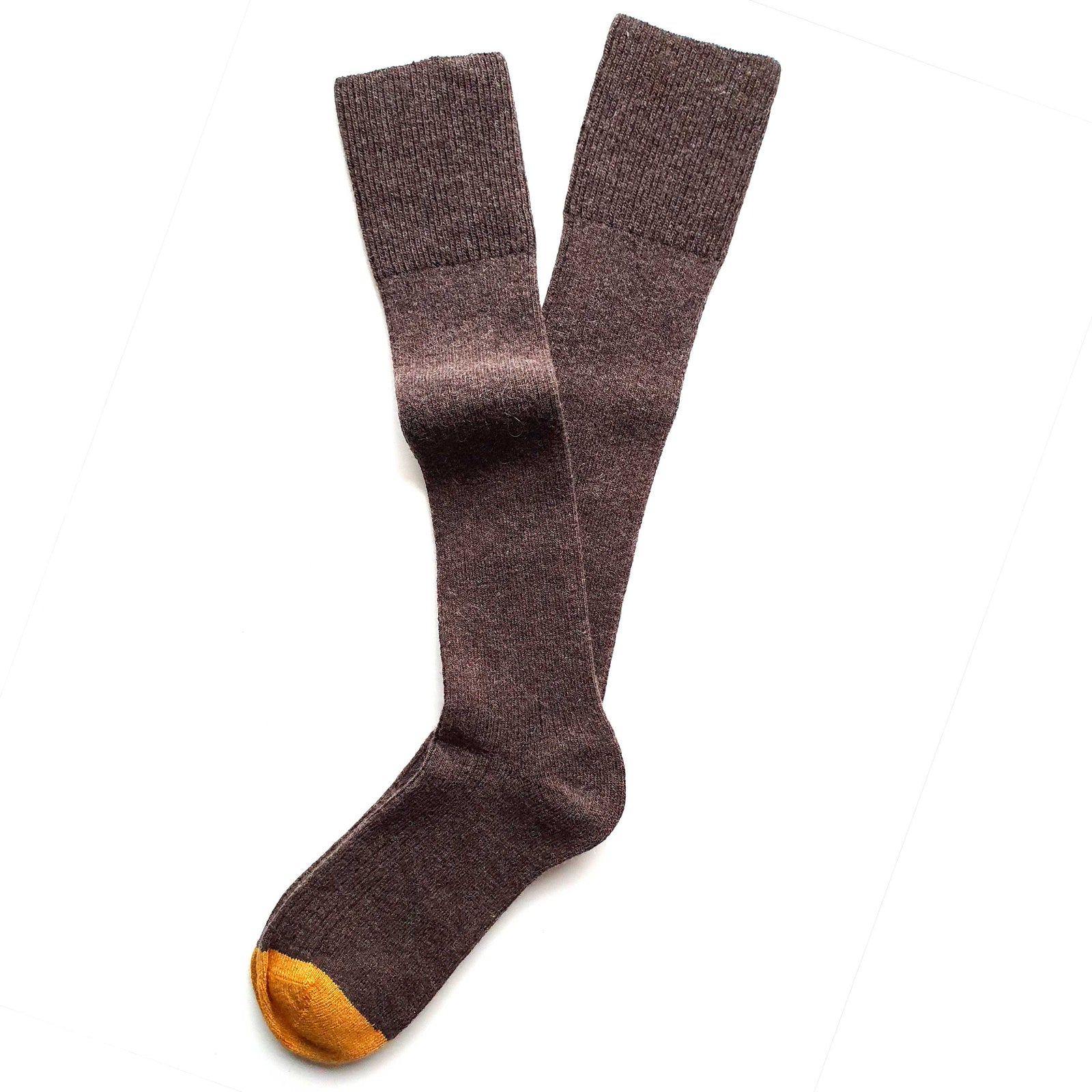 Ull/cashmere mix knestrømper til dame