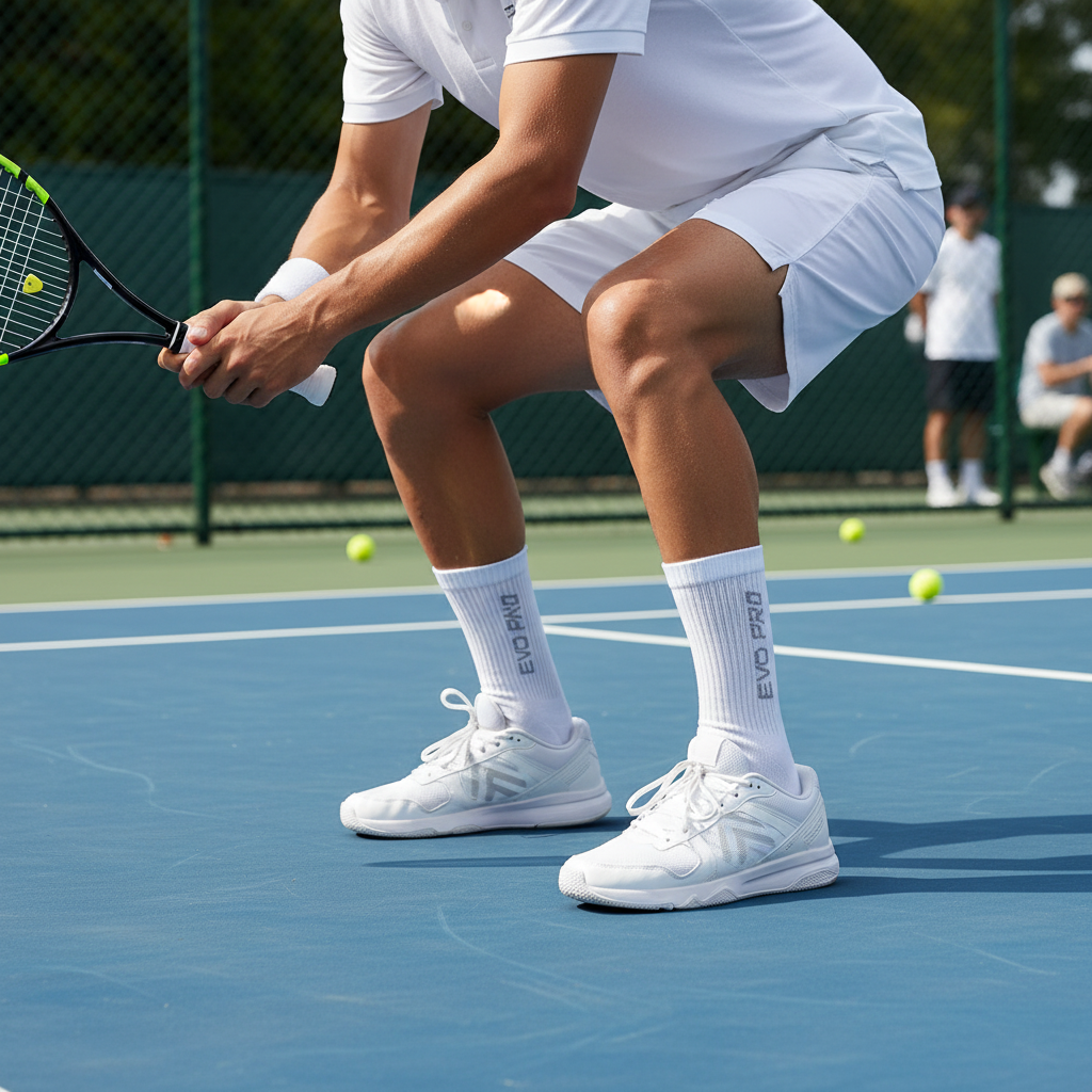 Sportssokker med antiskli + sølvioner