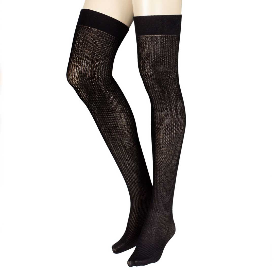 Høye strømper i merinoull