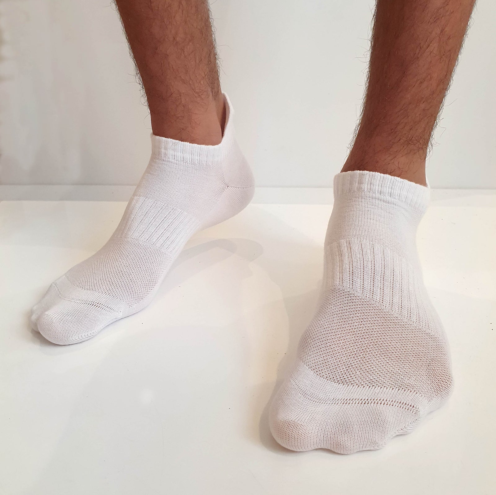 Ankelsokker med Tab – Kammet Bomull med Sømløs Tå