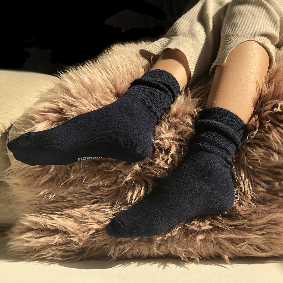 Bambussokker sokker uten strikk - strikkløs top sokker