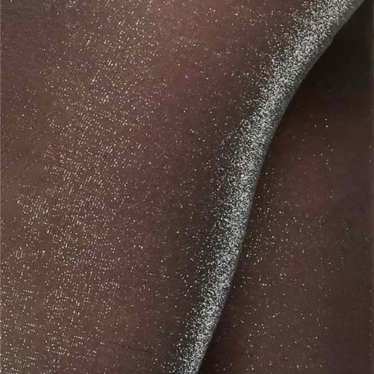 Sort
strømpebukse med sølv glitter