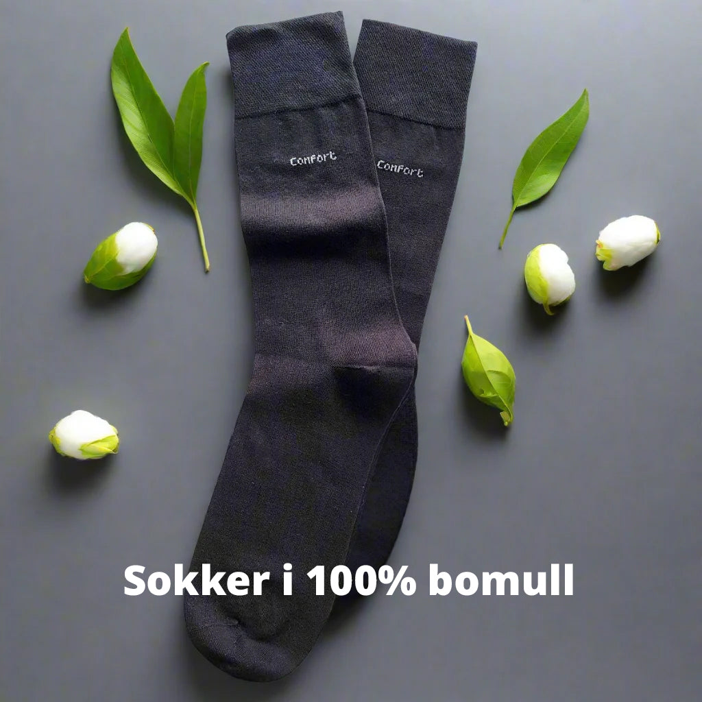 100% bomullssokker