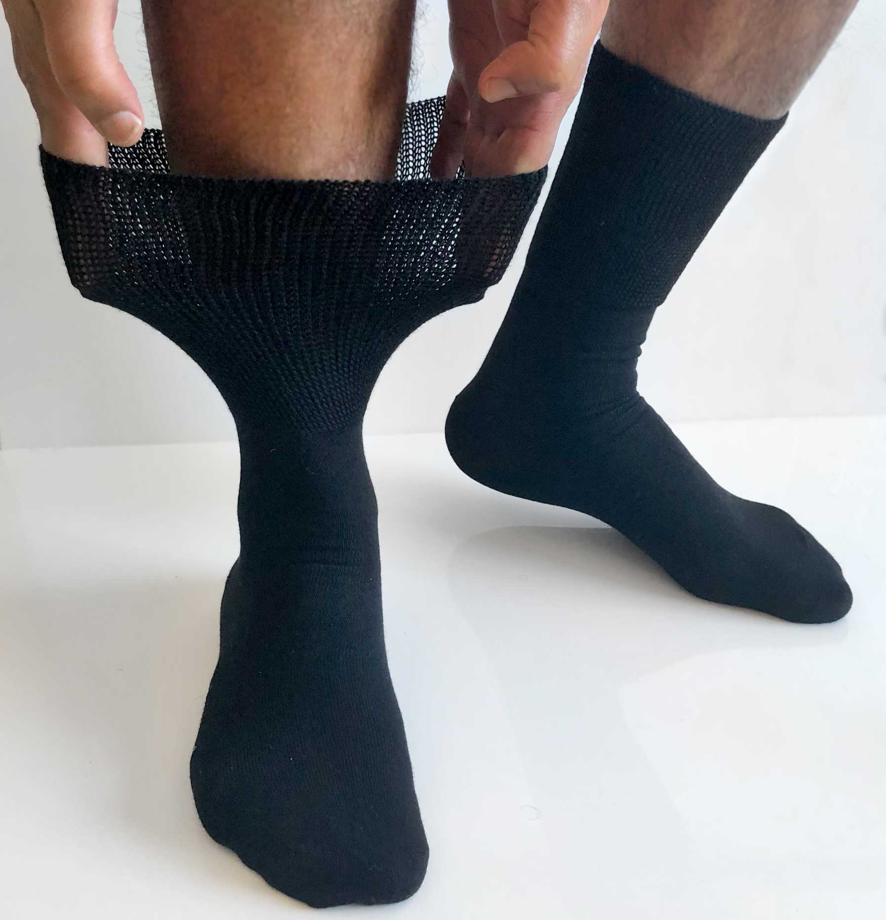 no elasic - Merino ullsokker  • " No Elastic" sokker som strammer ikke
