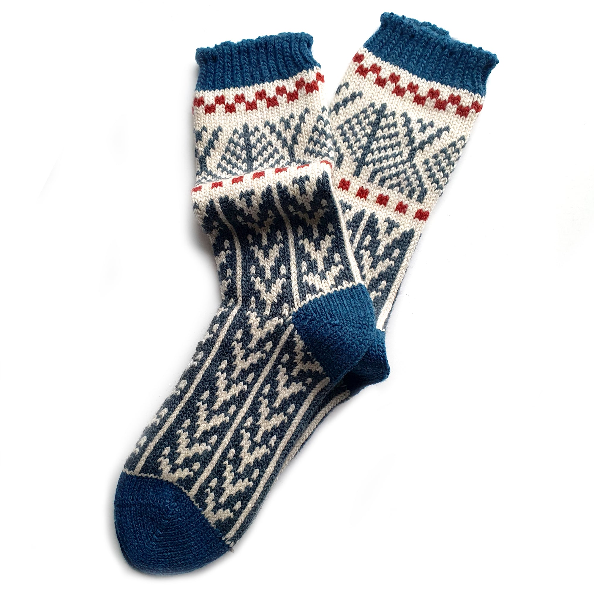 Dame mønstrete sokker