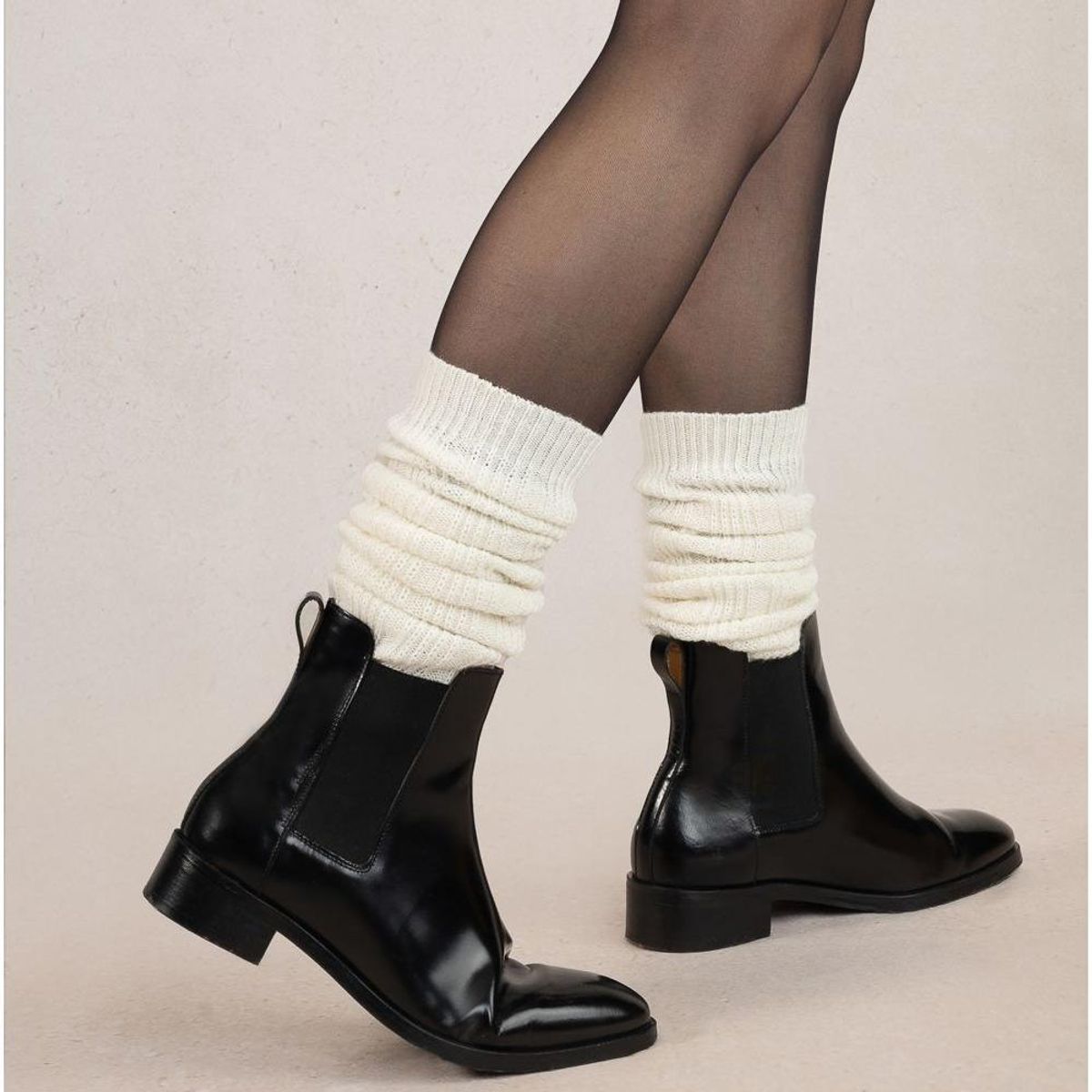 Bleuforet leggvarmere med ull og cashmere