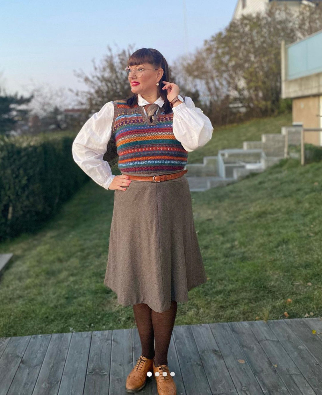 Trasparenze merino ull strømpebukse