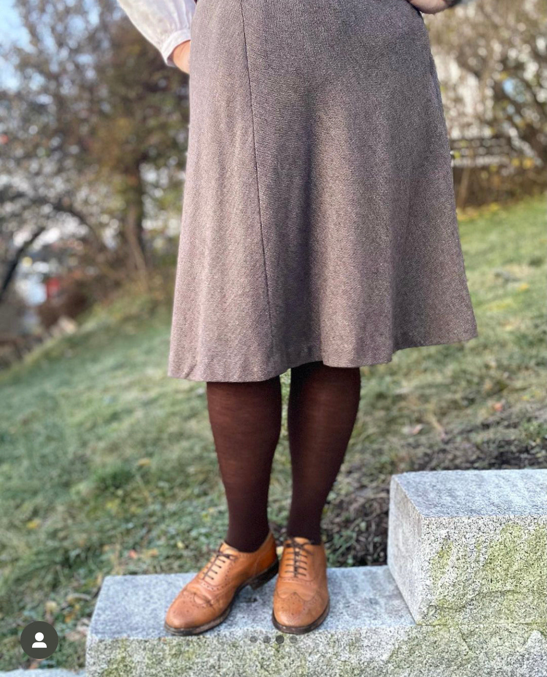 Trasparenze merino ull strømpebukse