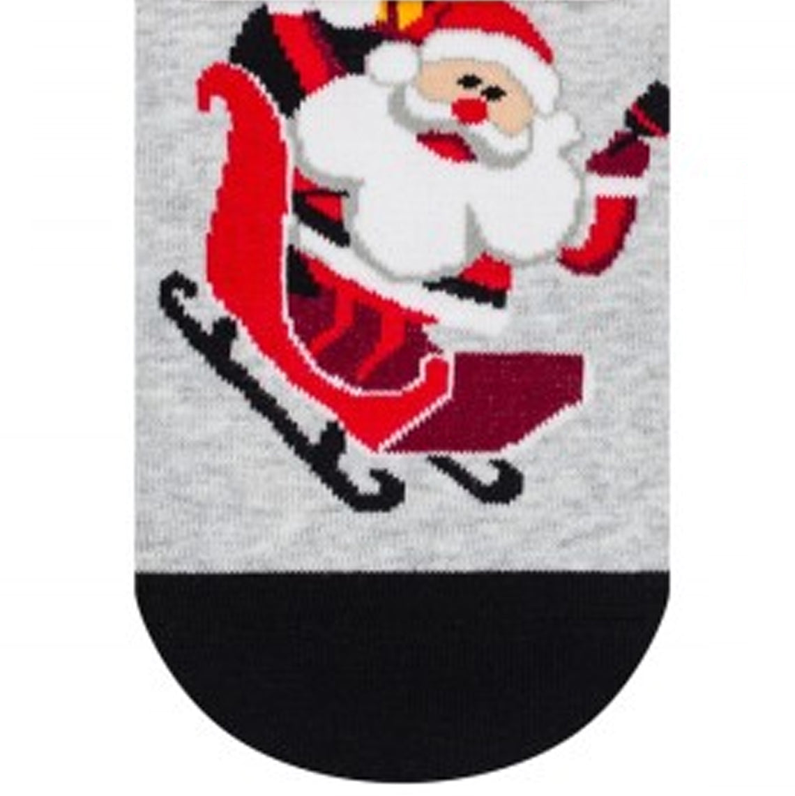 Julesokker med julenissen i kjelke