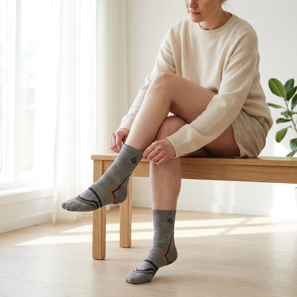 Nordic Walking Coolmax terry walking socks 