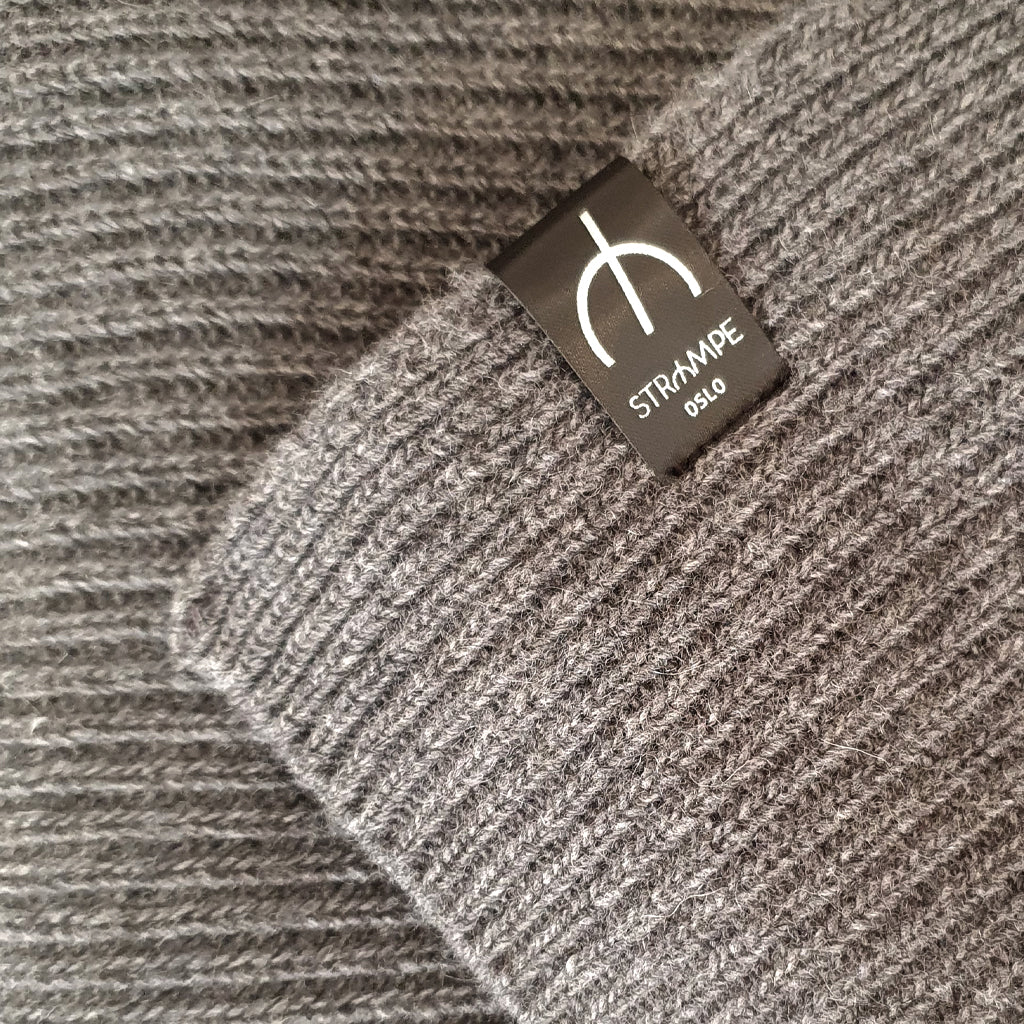 Beige ullskjerf i 100% kashmir/ull