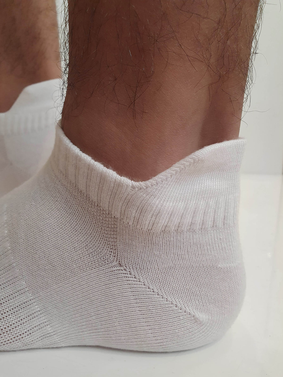 Ankelsokker med Tab – Kammet Bomull med Sømløs Tå